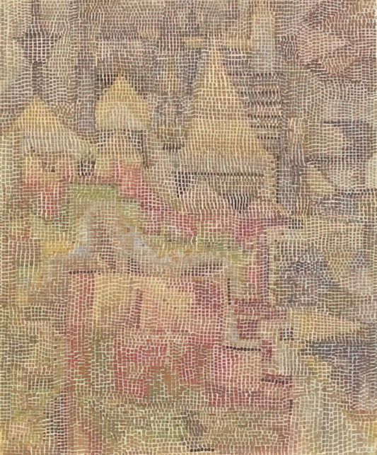 Paul Klee Poster: A Portal to the Artist's Colorful, Philosophical Universe - CASTLE GARDEN 1931 by Paul Klee