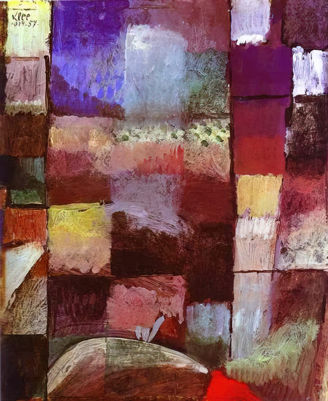 Paul Klee Serigraphs: Exploring the Artist's Printmaking Genius and Collectible Legacy - HAMAMET 1914 by Paul Klee
