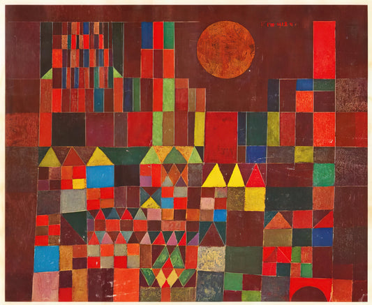 Paul Klee Similar Artists: 7 Modern Masters Who Share His Visionary Spirit - CASTLE AND SUN 1928 by Paul Klee
