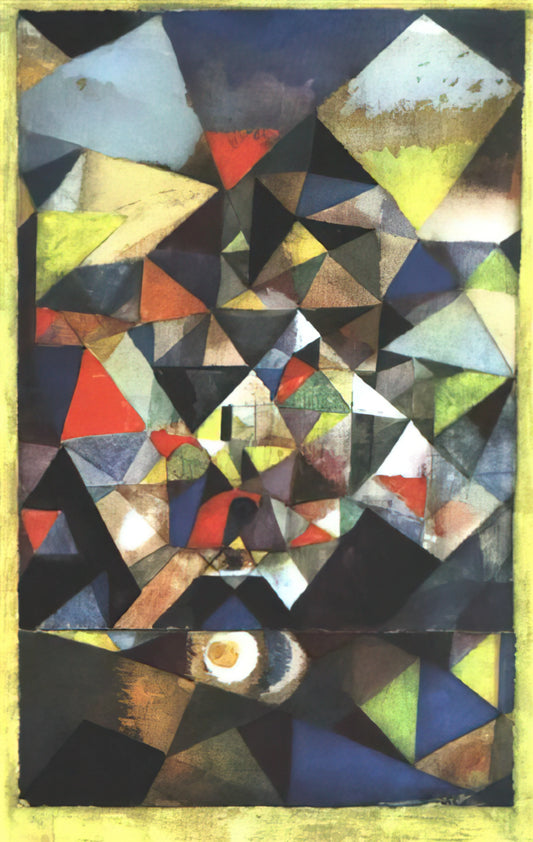 Paul Klee at SFMOMA: Exploring the Visionary's Legacy Through Museum Collections - WITH THE EGG 1917 by Paul Klee