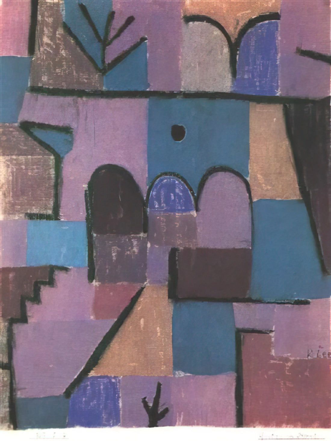 Paul Klee's 'Paukenspieler': Unpacking the Rhythmic Abstraction of a Modern Masterpiece - ORIENTAL GARDEN 1939 by Paul Klee