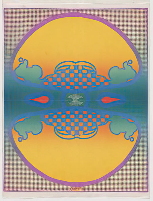 Peter Max Heart Painting: A Psychedelic Icon of Love and Color - 1 2 3 INFINITY THE CONTEMPORARIES 1967 by Peter Max