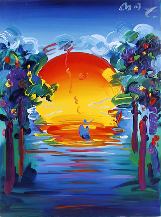 Peter Max Signed Lithograph Value: A Collector's Guide to Authenticity and Investment - BETTER WORLD 1993 by Peter Max