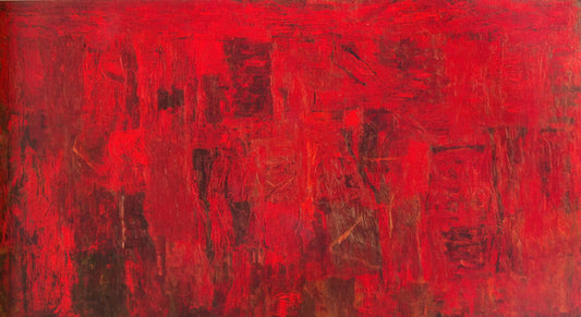 Philip Guston Images: A Journey Through the Painter's Iconic Visual Language - RED PAINTING 1950 by Philip Guston