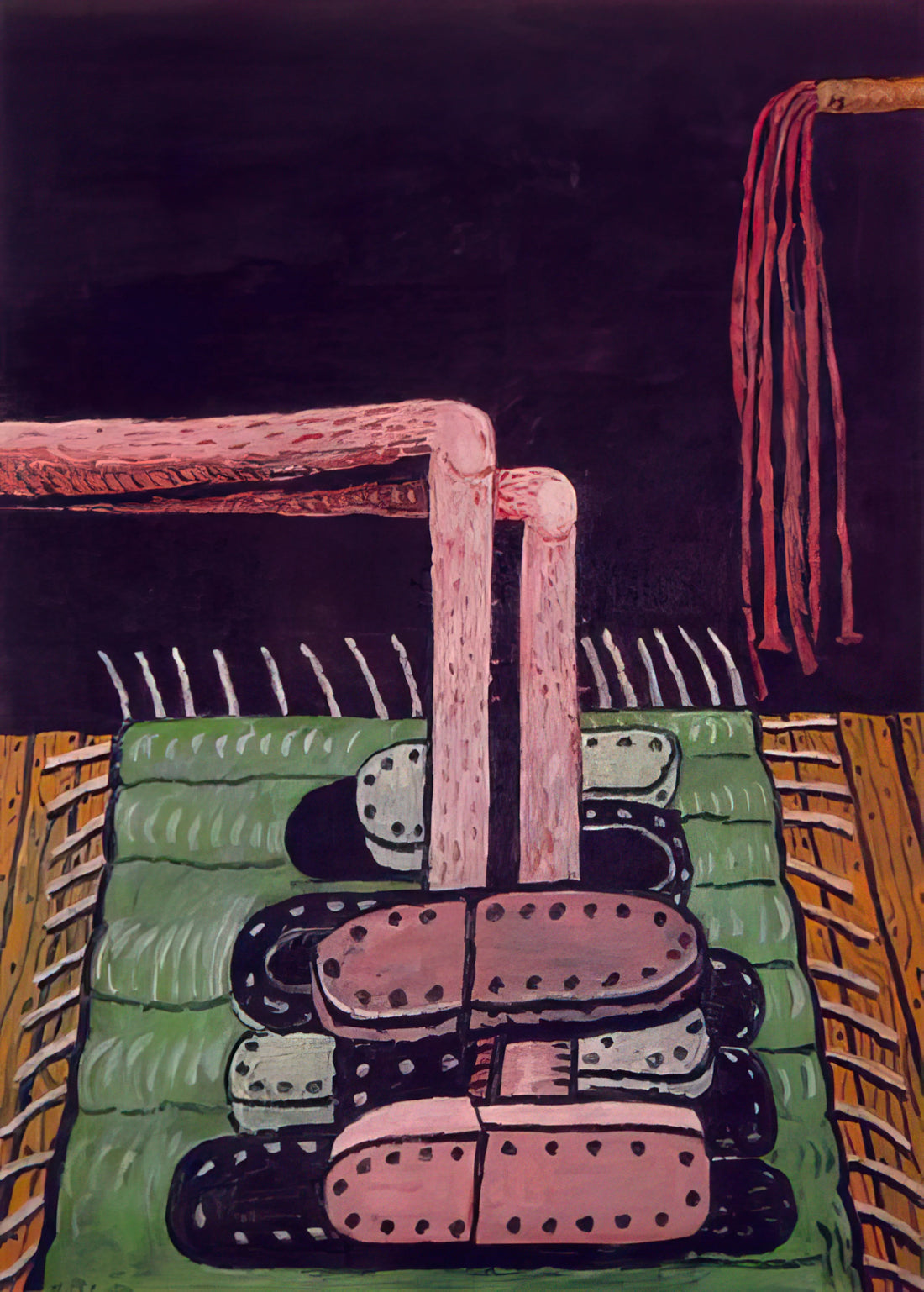 Philip Guston Prints for Sale: A Collector's Guide to Acquiring Iconic Modern Art - GREEN RUG by Philip Guston