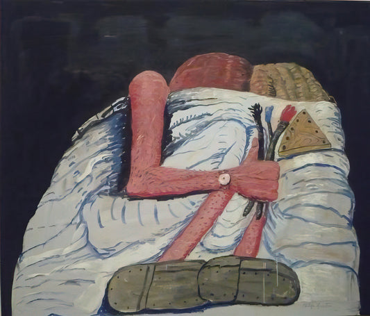 Philip Guston in the Studio: The Evolution of an American Master - COUPLE IN BED by Philip Guston
