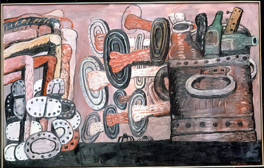 Philip Guston: The Painter's Journey from Abstraction to Figurative Provocation - THE STREET 1977 by Philip Guston