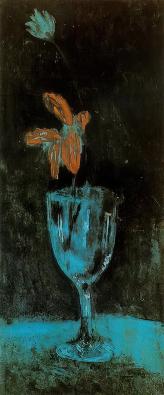 Picasso 1953: A Year of Transition, Mastery, and Late Period Brilliance - A blue vase - 1903 by Pablo Picasso