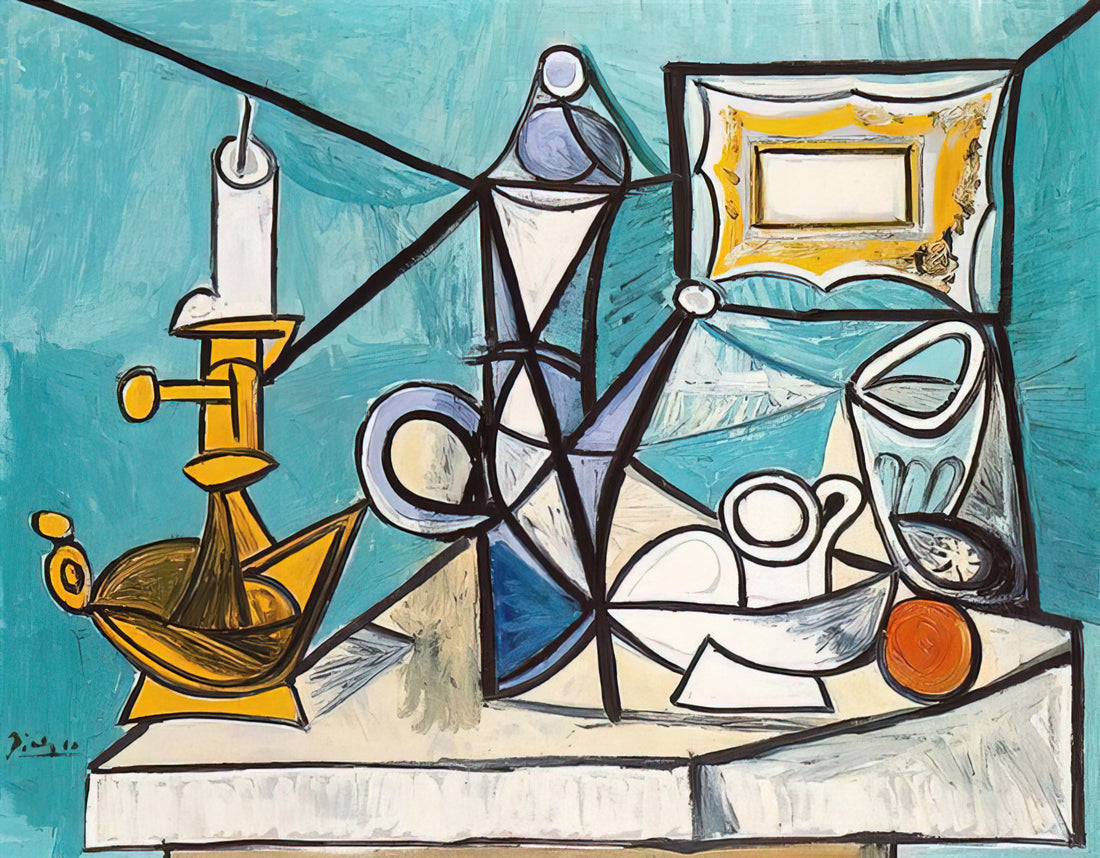 Picasso's 1920s Paintings: The Neoclassical Turn and Monumental Masterpieces - Still life with lamp - 1944 by Pablo Picasso