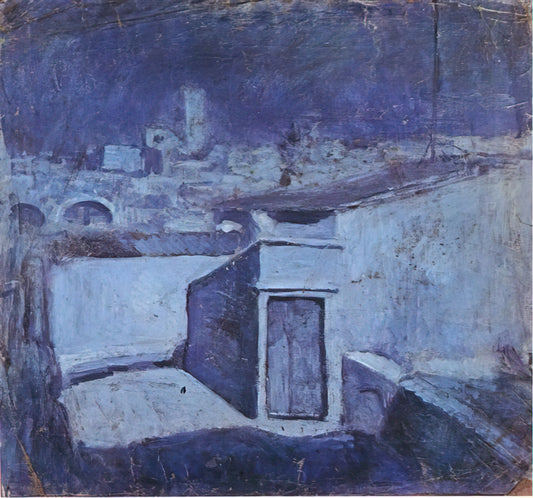 Picasso's Dove of Peace Lithograph: A Symbol of Hope and Artistic Genius - The roofs of Barcelona in the moonlight by Pablo Picasso
