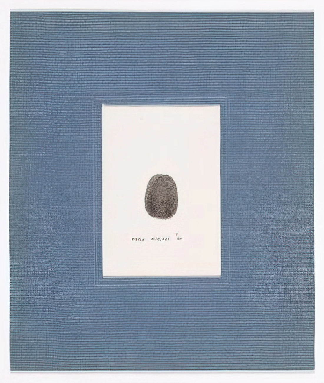 Piero Manzoni Art: The Radical Provocateur Who Redefined Conceptual Art - Thumbprint - 1960 by Piero Manzoni