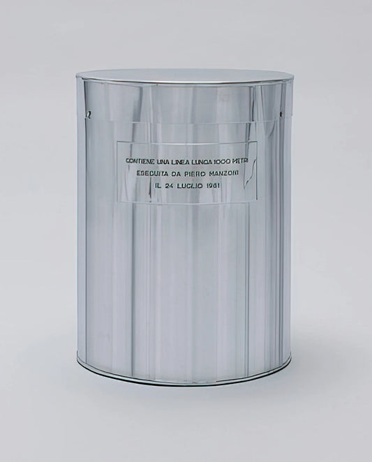 Piero Manzoni Canvas: The Provocative Legacy of Conceptual Art's Radical Pioneer - Line 1000 Meters Long - 1961 by Piero Manzoni