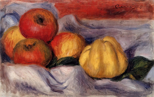 Pierre-Auguste Renoir Paintings for Sale: A Collector's Guide to Acquiring Impressionist Masterpieces - Still Life with Apples by Pierre-Auguste Renoir