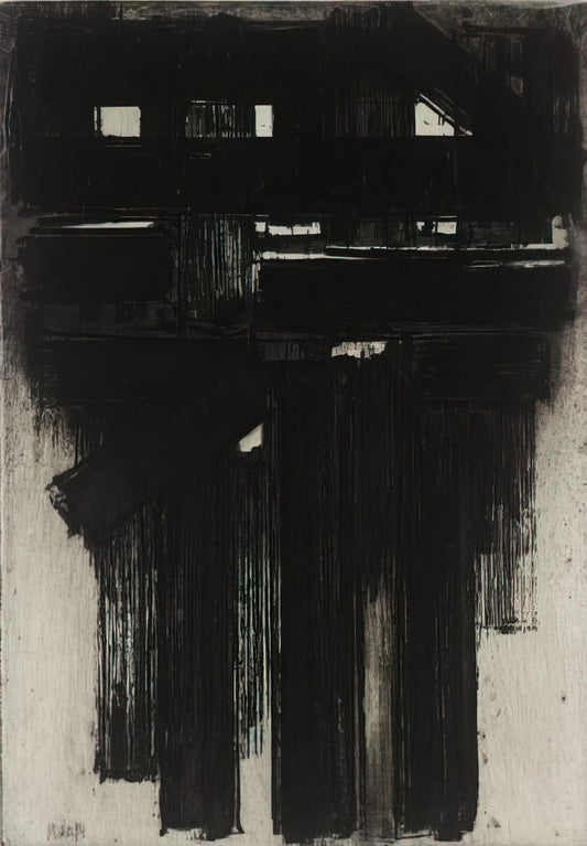 Pierre Soulages Prints: The Art of Light in Black - Untitled Intaglio - 1956 by Pierre Soulages