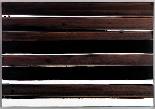Pierre Soulages at Sotheby's: The Market for France's Master of Black - A-Walnut Stain - 2004 by Pierre Soulages