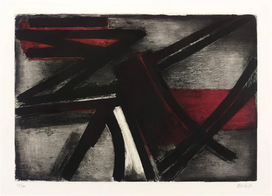 Pierre Soulages: Master of Outrenoir and the Power of Black in Modern Art - Etching No. 2 - 1952 by Pierre Soulages