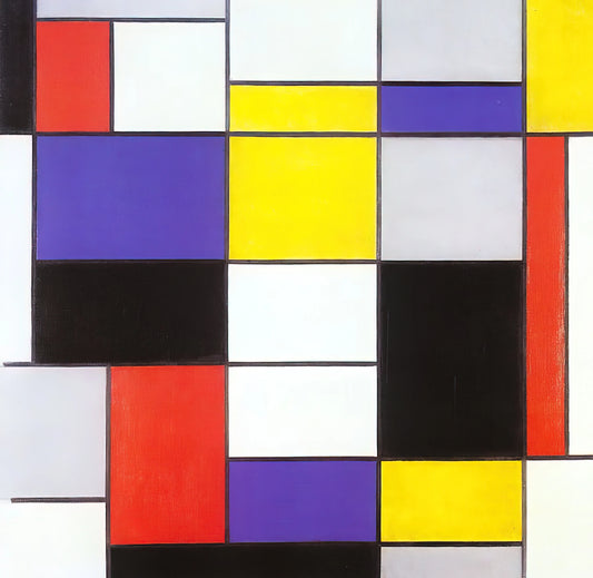 Piet Mondrian Style: The Evolution and Enduring Influence of Neoplasticism - Composition A by Piet Mondrian