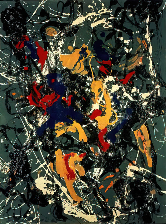 Pollock Early Work: The Formative Years That Shaped an American Master - NUMBER 3 1948 by Jackson Pollock
