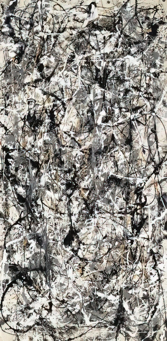 Pollock N5: Decoding Jackson Pollock's Revolutionary Drip Painting Technique - CATHEDRAL 1947 by Jackson Pollock