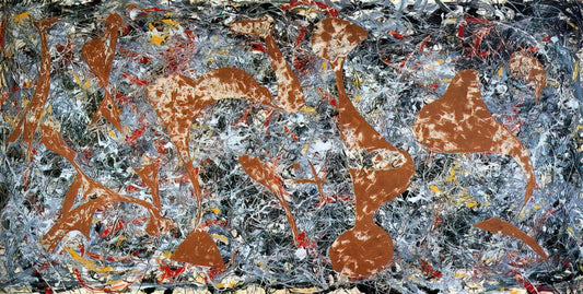 Pollock No 32: Decoding Jackson Pollock's Revolutionary Drip Painting Masterpiece - NUMBER 7 OUT OF THE WEB 1949 by Jackson Pollock