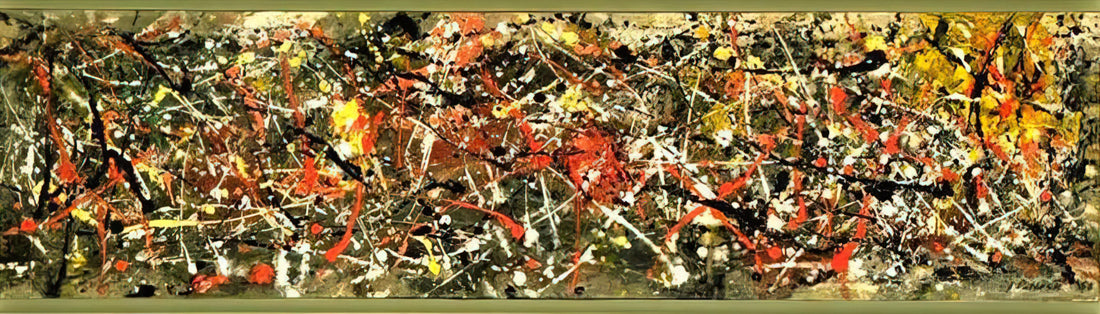 Pollock No. 5: Decoding Jackson Pollock's Revolutionary Drip Painting - NUMBER 25 by Jackson Pollock