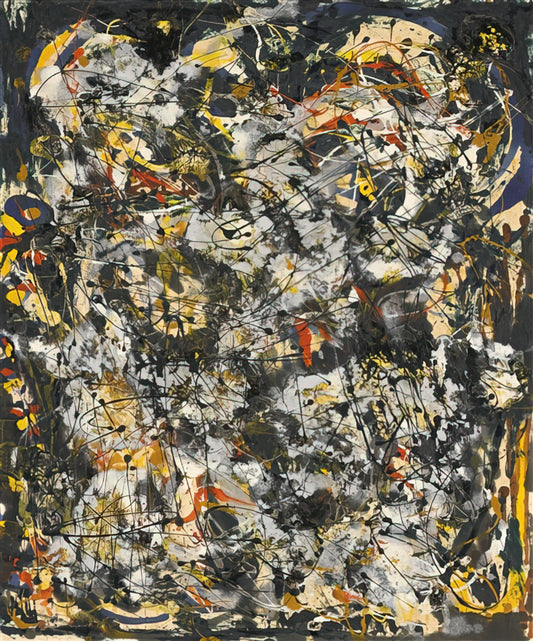 Pollock Summertime Print: A Masterpiece of Abstract Expressionism - NUMBER 4 1951 by Jackson Pollock