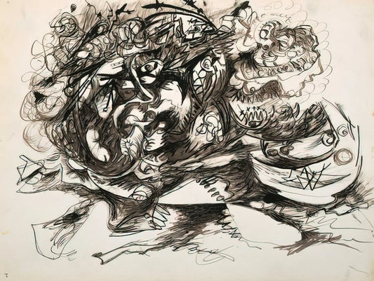 Pollok Arte: La Revolución del Expresionismo Abstracto de Jackson Pollock - UNTITLED O CONNOR THAW 771 by Jackson Pollock