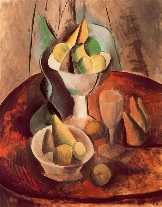 Poster Guernica Picasso: The Definitive Guide to Art, History & Collecting - Fruit in a Vase - 1909 by Pablo Picasso