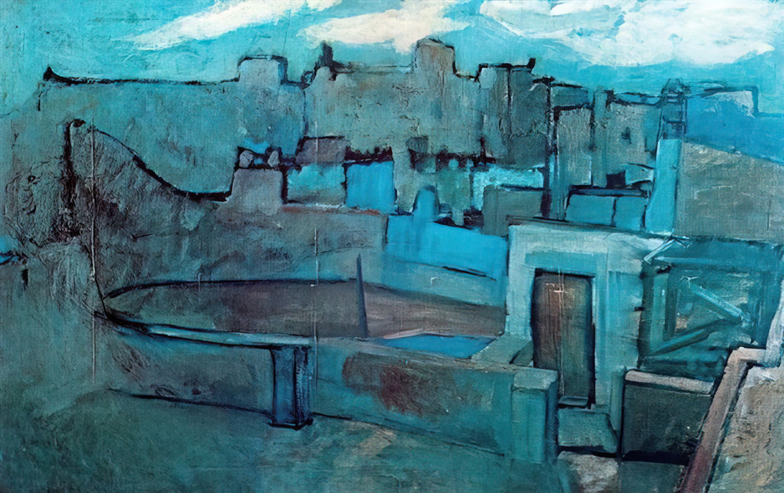 Princess Margaret and Pablo Picasso: An Unlikely Royal-Artist Connection - The roofs of Barcelona by Pablo Picasso