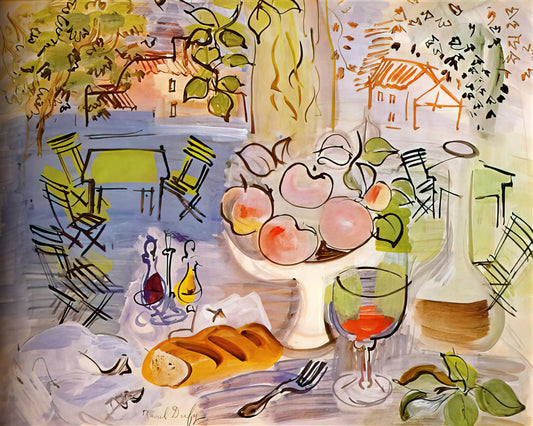 Raoul Dufy Framed Canvas Print: A Curated Guide to Artful Display and Investment - STILL LIFE 1928 by Raoul Dufy