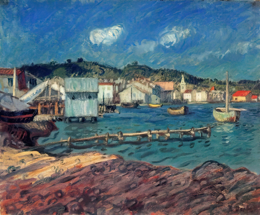Raoul Dufy: The Joyful Visionary of Modern French Art - THE PORT OF MARTIGUES by Raoul Dufy