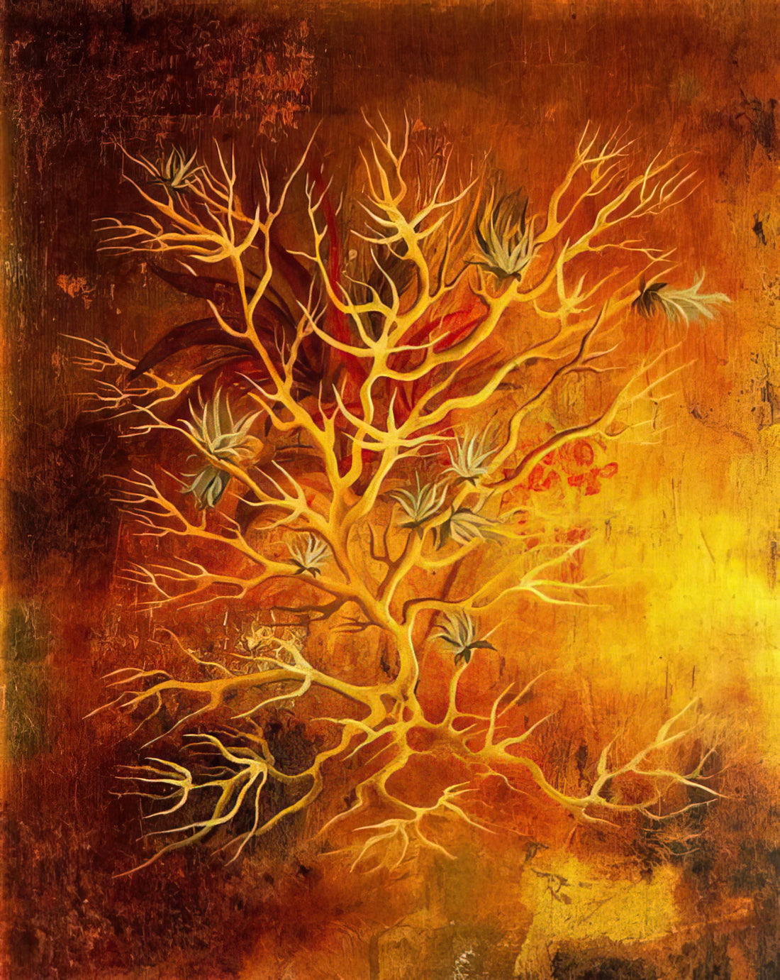 Remedios Varo Prints for Sale: A Collector's Guide to the Surrealist Master's Art - PLANT 1960 by Remedios Varo