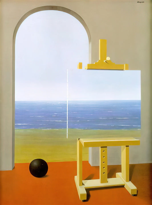 René Magritte Art Prints: A Collector's Guide to Surrealist Masterpieces - THE HUMAN CONDITION 1935 by Rene Magritte