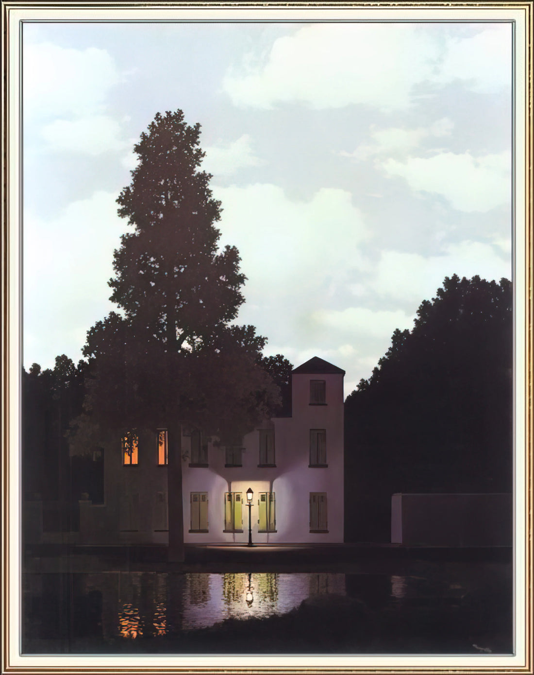René Magritte Attempting the Impossible: Decoding the Surrealist's Visual Paradoxes - THE EMPIRE OF LIGHTS 1954 1 by Rene Magritte