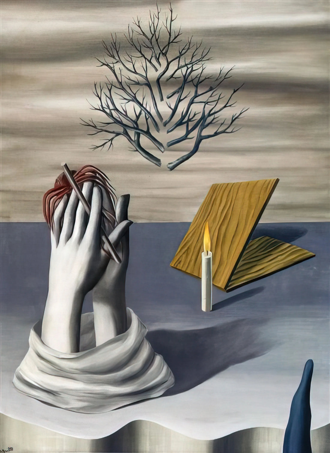 Rene Magritte Framed Prints: Curating Surrealist Masterpieces for Your Collection - THE DAWN OF CAYENNE 1926 by Rene Magritte