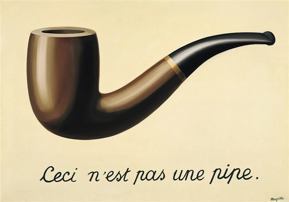 René Magritte Selected Writings: The Literary Mind Behind the Surrealist Vision - THE TREACHERY OF IMAGES THIS IS NOT A PIPE 1948 by Rene Magritte