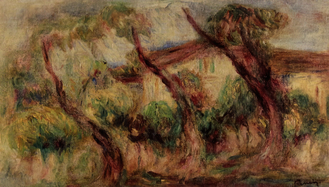 Renoir 1866: The Pivotal Year That Transformed Impressionism - In the Garden of Collettes at Cagnes by Pierre-Auguste Renoir