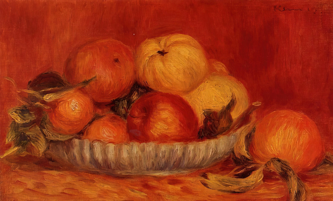 Renoir Art Prints: A Collector's Guide to Impressionist Masterpieces - Still Life with Apples and Oranges by Pierre-Auguste Renoir