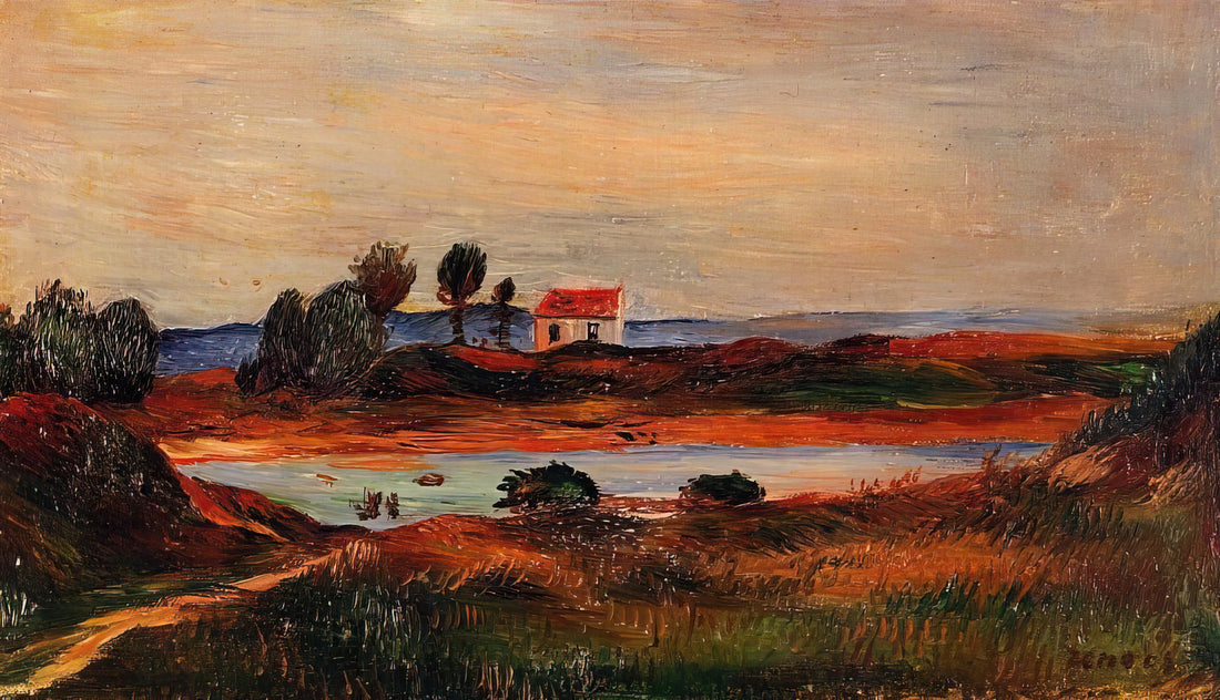 Renoir Boat: Exploring the Impressionist Master's Nautical Scenes and Artistic Evolution - View of Brittany by Pierre-Auguste Renoir