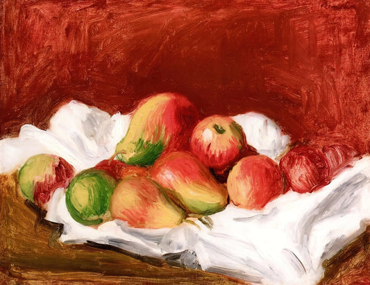 Renoir's Moulin de la Galette 1876: A Masterpiece of Impressionist Joy - Pears and Apples by Pierre-Auguste Renoir