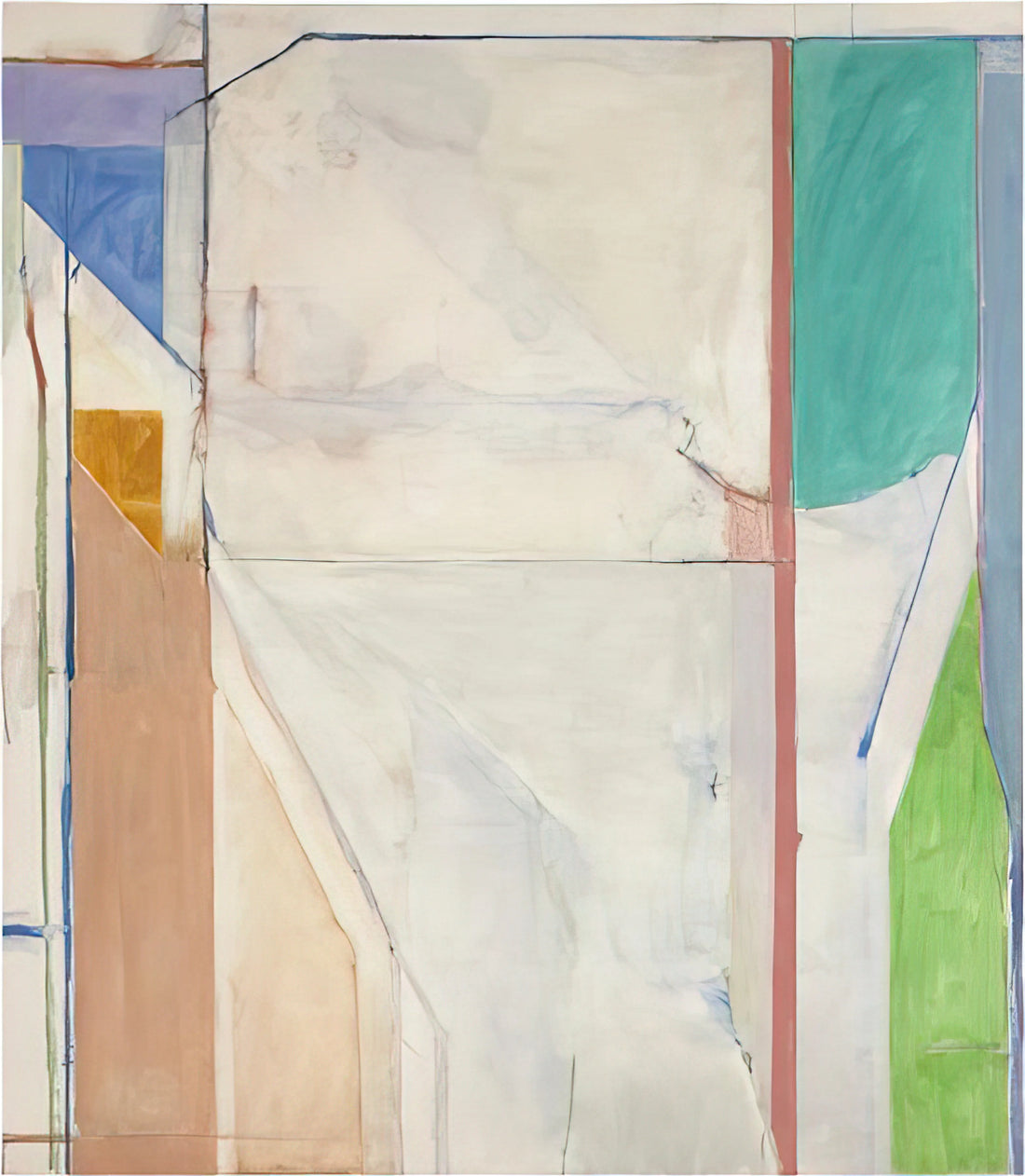 Richard Diebenkorn Lithograph: A Master of Color and Composition in Printmaking - Ocean Park #43 by Richard Diebenkorn