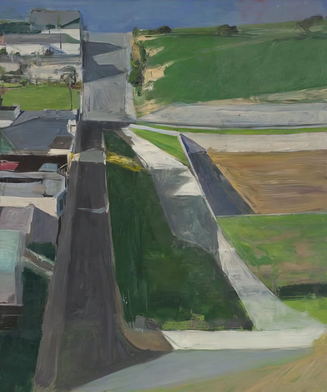 Richard Diebenkorn: The Master of Light, Space, and Abstract Expressionism - Cityscape I by Richard Diebenkorn