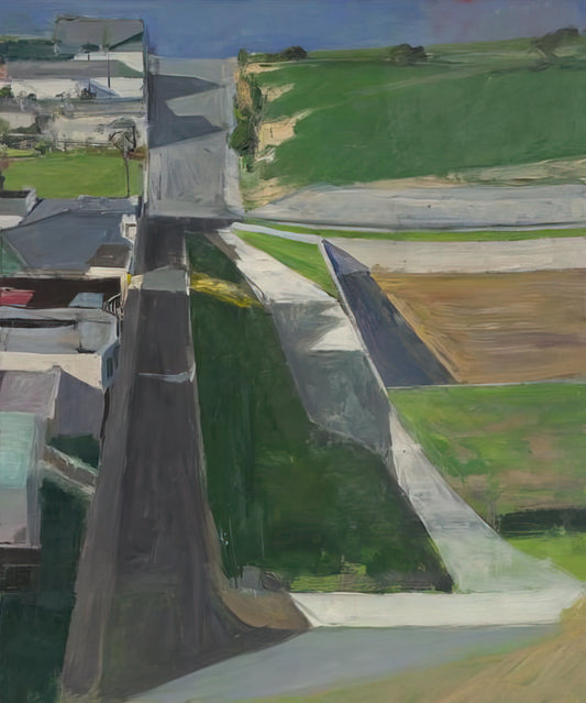 Richard Diebenkorn: The Master of Light, Space, and Abstract Expressionism - Cityscape I by Richard Diebenkorn