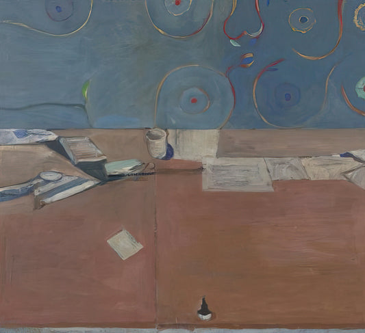 Richard Diebenkorn's Ocean Park No. 30: A Masterpiece of Abstract Expressionism and Color - Large Still Life by Richard Diebenkorn