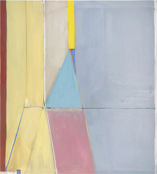 Richard Diebenkorn's Ocean Park Series: A Masterpiece of Abstract Expressionism - Ocean Park #21 by Richard Diebenkorn