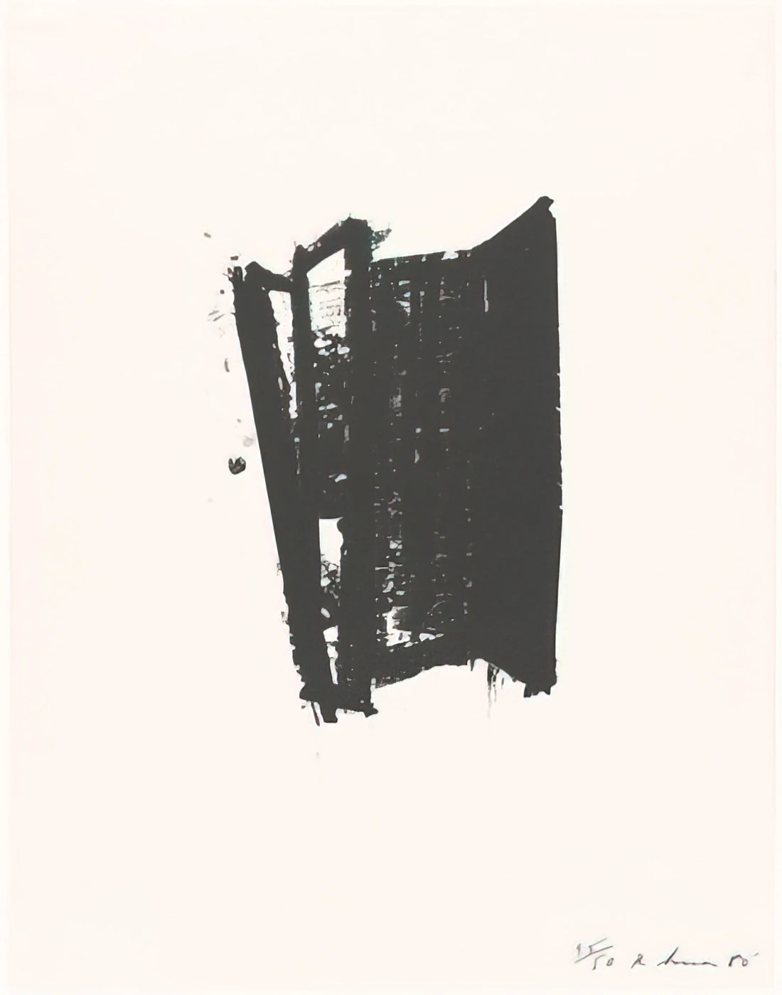 Richard Serra Acrylic Print: Monumental Art for Modern Spaces - SKETCH 6 1981 by Richard Serra