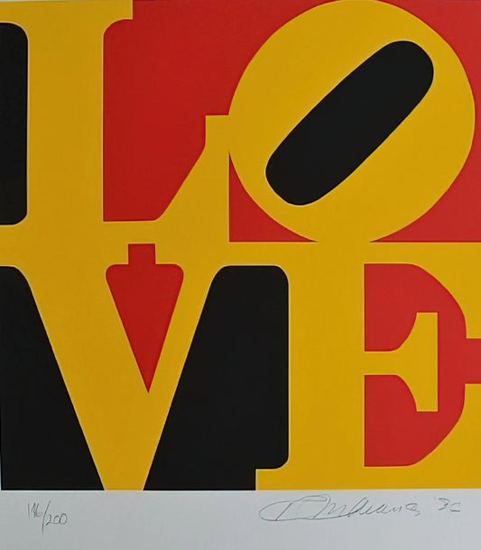 Robert Indiana LOVE Sculpture for Sale: A Collector's Guide to Iconic Pop Art - German Love by Robert Indiana