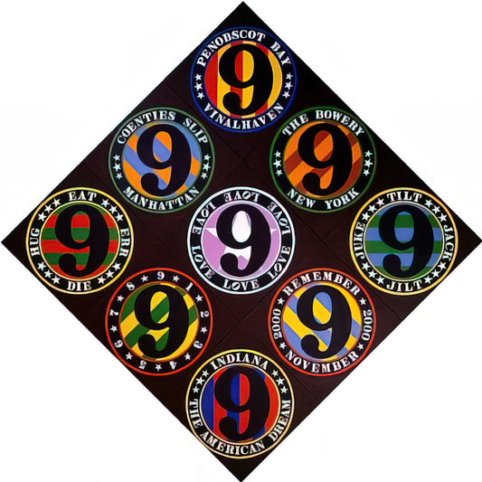 Robert Indiana's Star of Hope: A Symbolic Journey Through Love and Typography - The Ninth American Dream by Robert Indiana