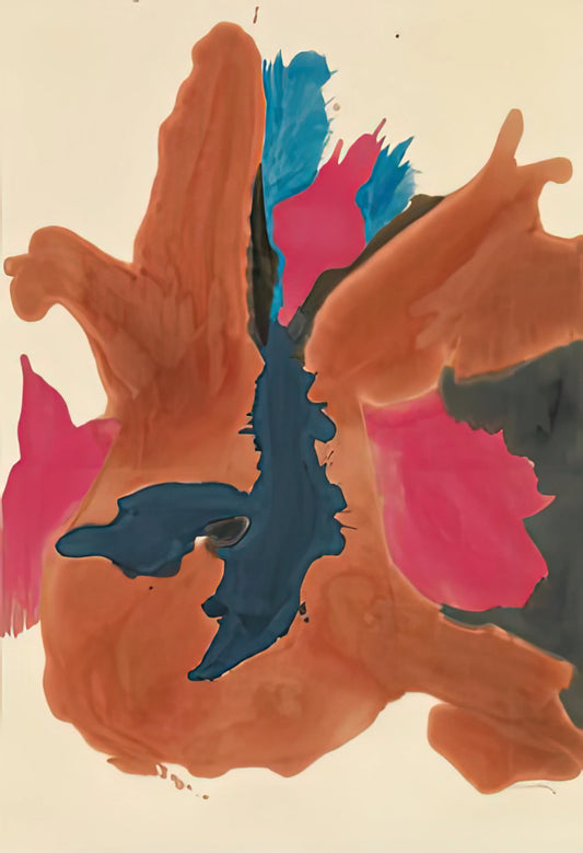 Robert Motherwell and Helen Frankenthaler: The Abstract Expressionist Dialogue That Transformed American Art - Pink Lady, 1963- by Helen Frankenthaler