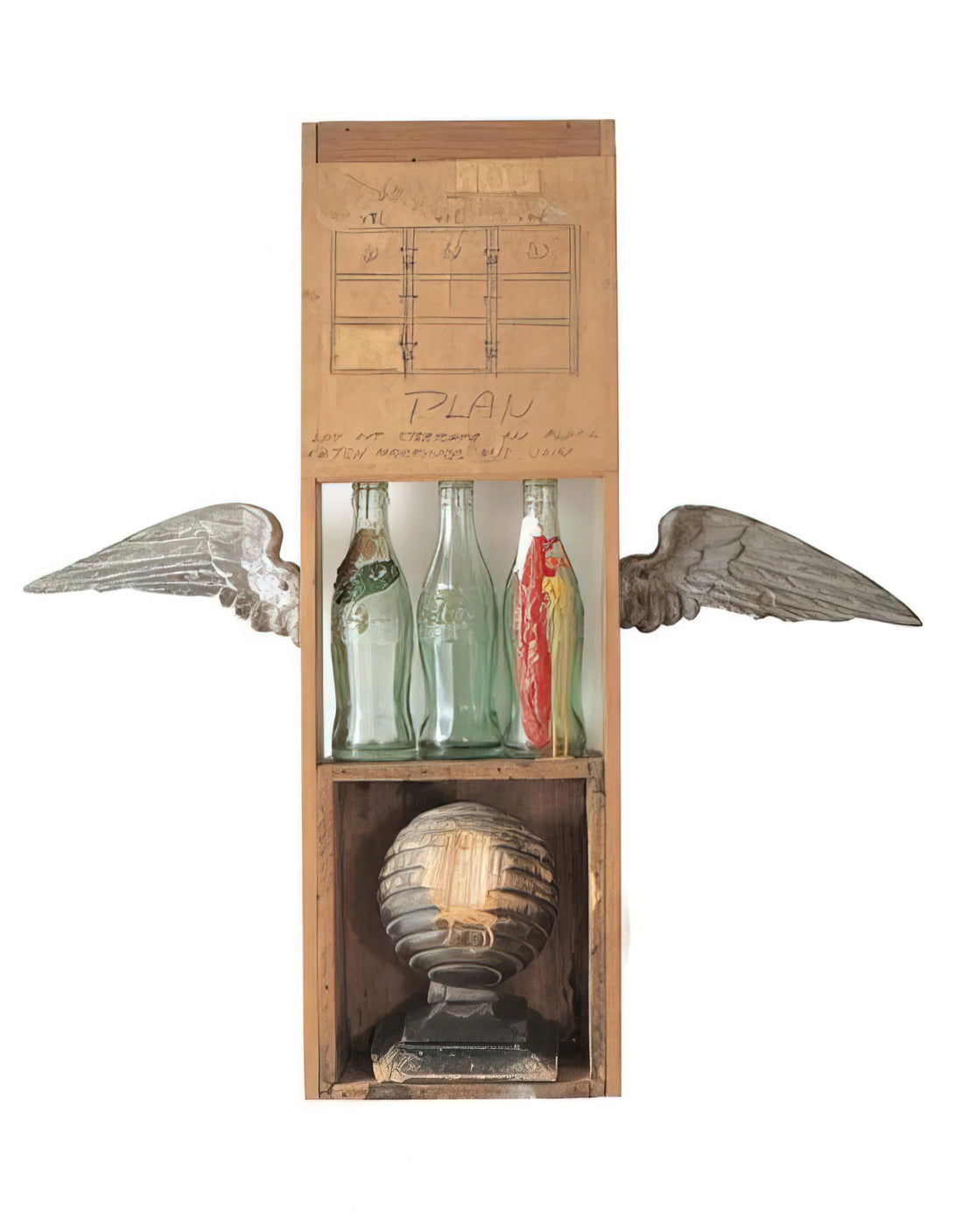 Robert Rauschenberg Artwork: The Revolutionary Combines and Prints That Redefined American Art - COCA COLA PLAN 1958 by Robert Rauschenberg